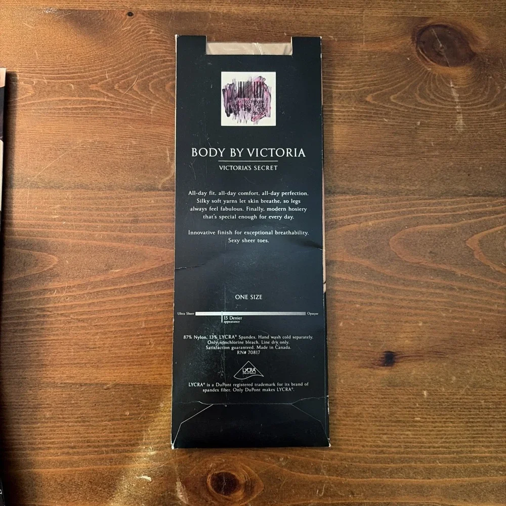 Victorias Secret Women Body by Victoria Knee Highs Stockings Pantyhose Pale Nude